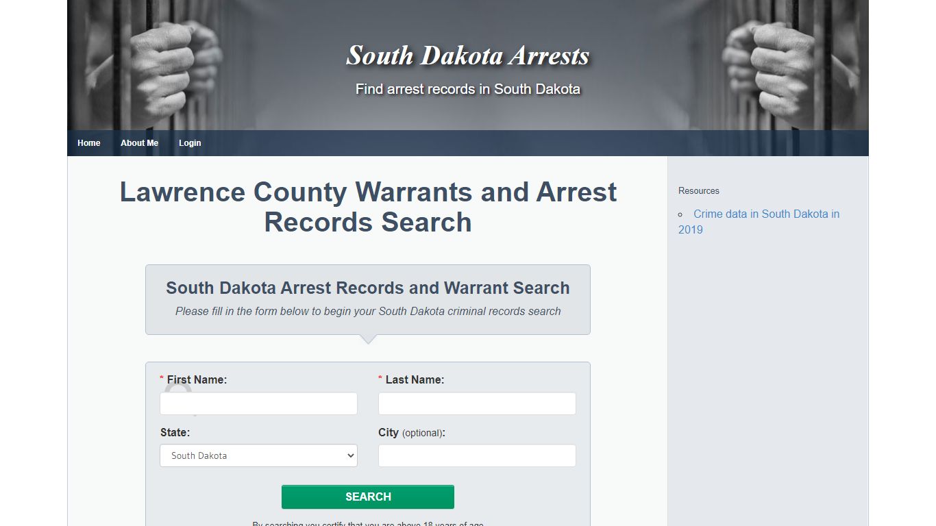 Lawrence County Warrants and Arrest Records Search - South Dakota Arrests